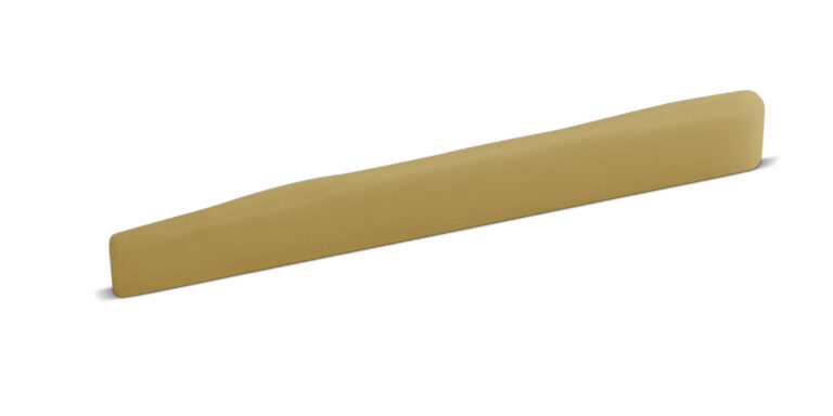 Unbleached Acoustic Bone Saddle Fits Many Martin Guitars Wave Compensation 11 mm Height Angle