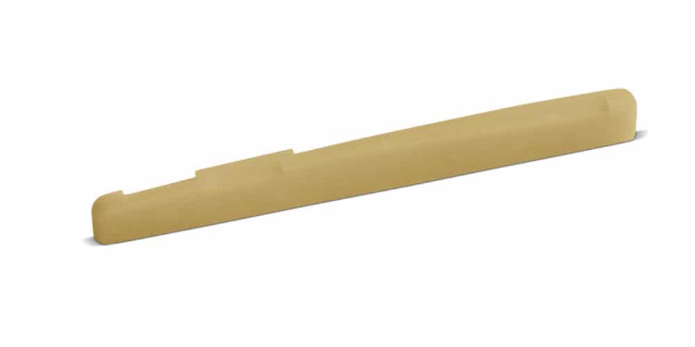 Unbleached Bone Saddle – Fits Many Post-2014 Guild® Westerly Collection with Undersaddle Pickup – 8 mm Height – 3.2 mm Thickness