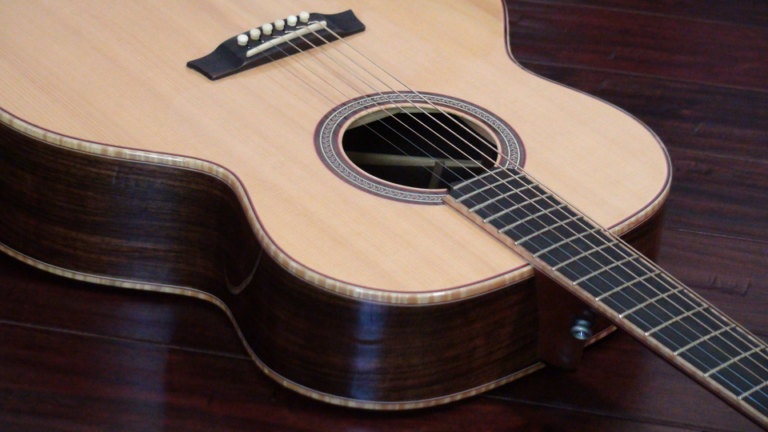 Custom acoustic guitar