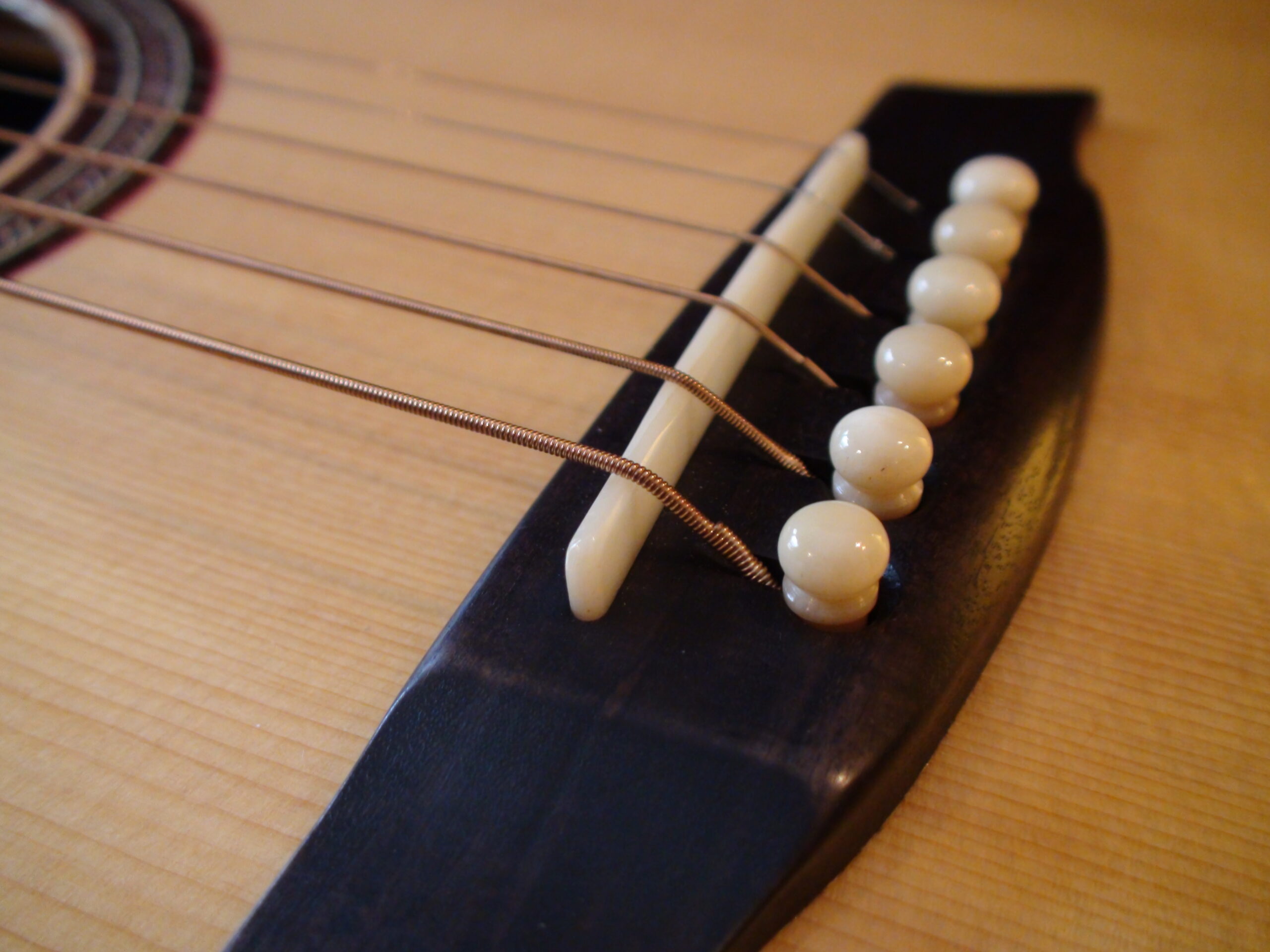 Read more about the article What Impact on Acoustic Guitar Tone Do Bridge Pins, Nut, and Saddle Have?