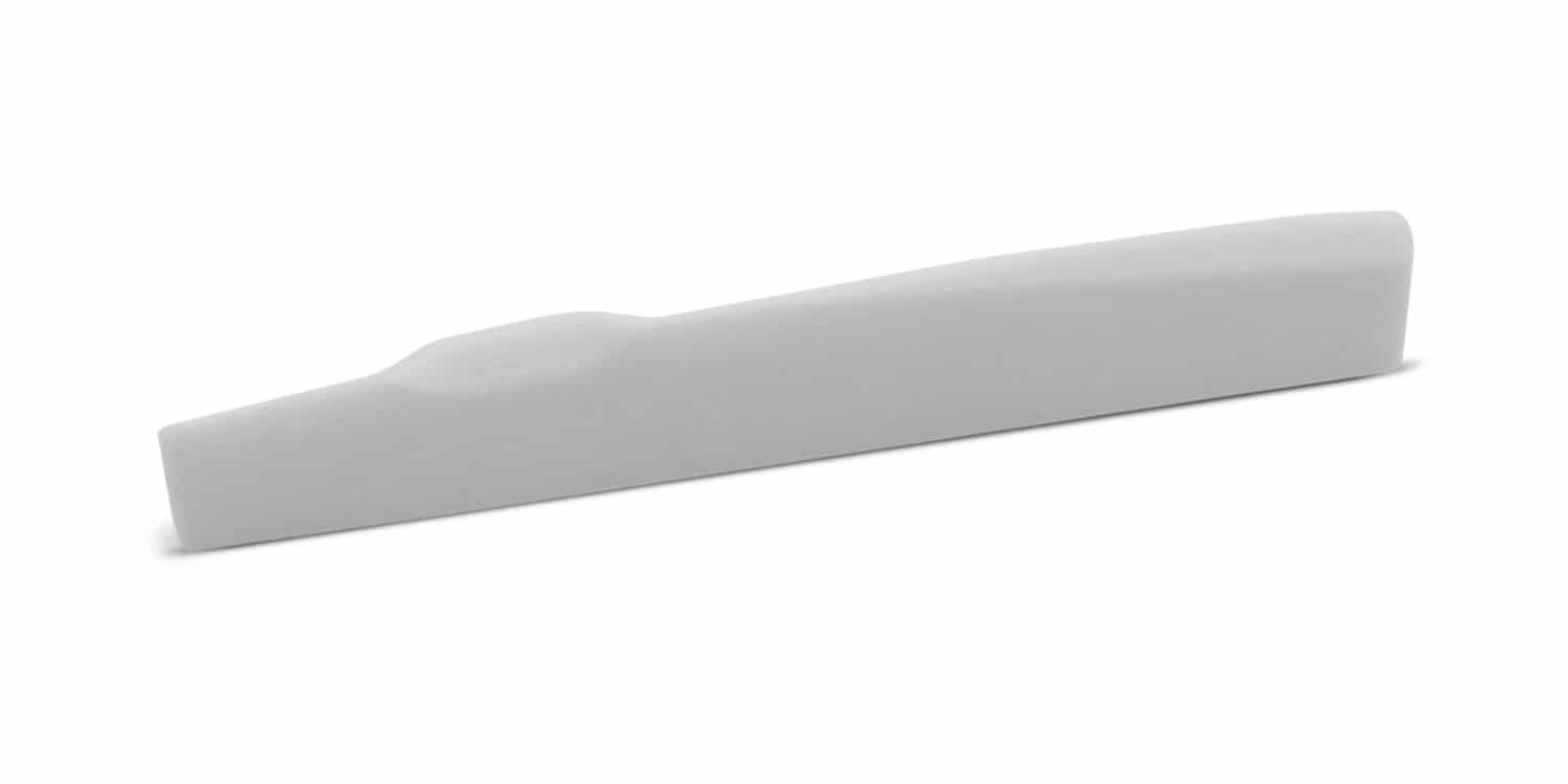 Guild USA Bone Saddle for Guitars with Undersaddle Pickup - Angle View