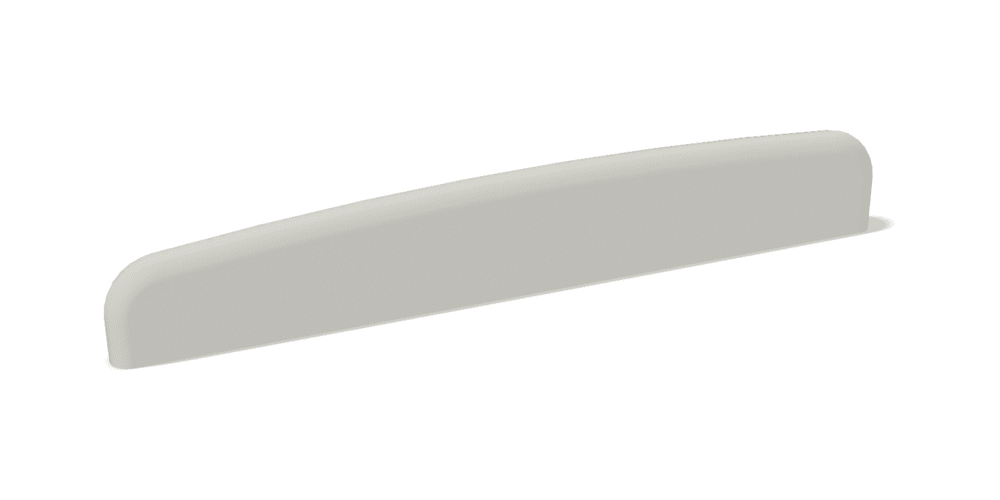Non-Compensated Bone Saddle – Fits Some Eastman® Parlor Guitars – 71 mm Length