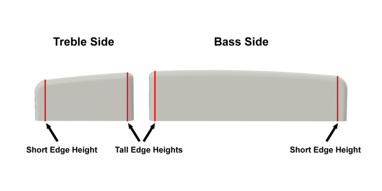 Acoustic Guitar Split Saddles