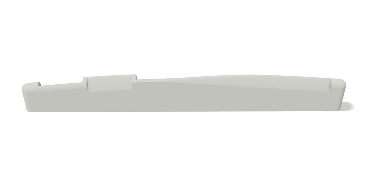 75 x 10 x 3.0 mm Compensated B with Slanted Bass Saddle – Fits Some Post-2000 Epiphone® Guitars - Image 2