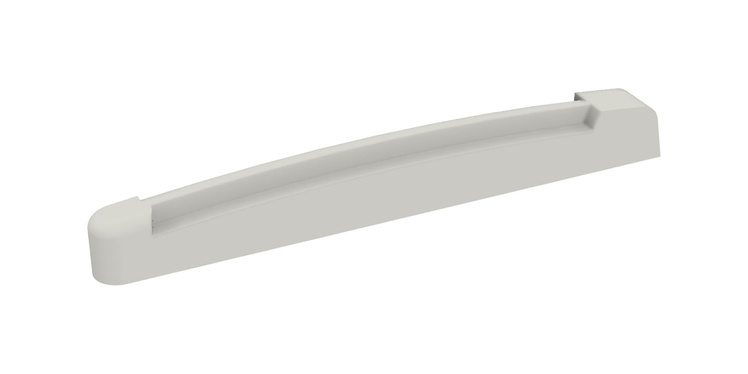 Bone Saddle For Some Gibson® Mark Series Guitars - Rounded Back Non-Compensated