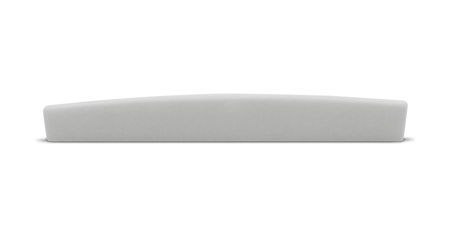 71.5 x 11 x 2.6 mm Non-Compensated Bone Saddle – Fits Some 1994 to 2014 Guild® Guitars – 12" Radius - Image 2