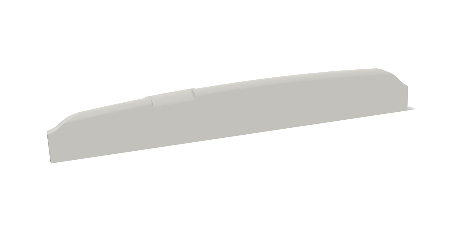 CTBP85 - 85 mm x 11.8 mm x 2.7 mm. 16" Radius. 1.5 mm B/T. 6 mm Edge Height.
