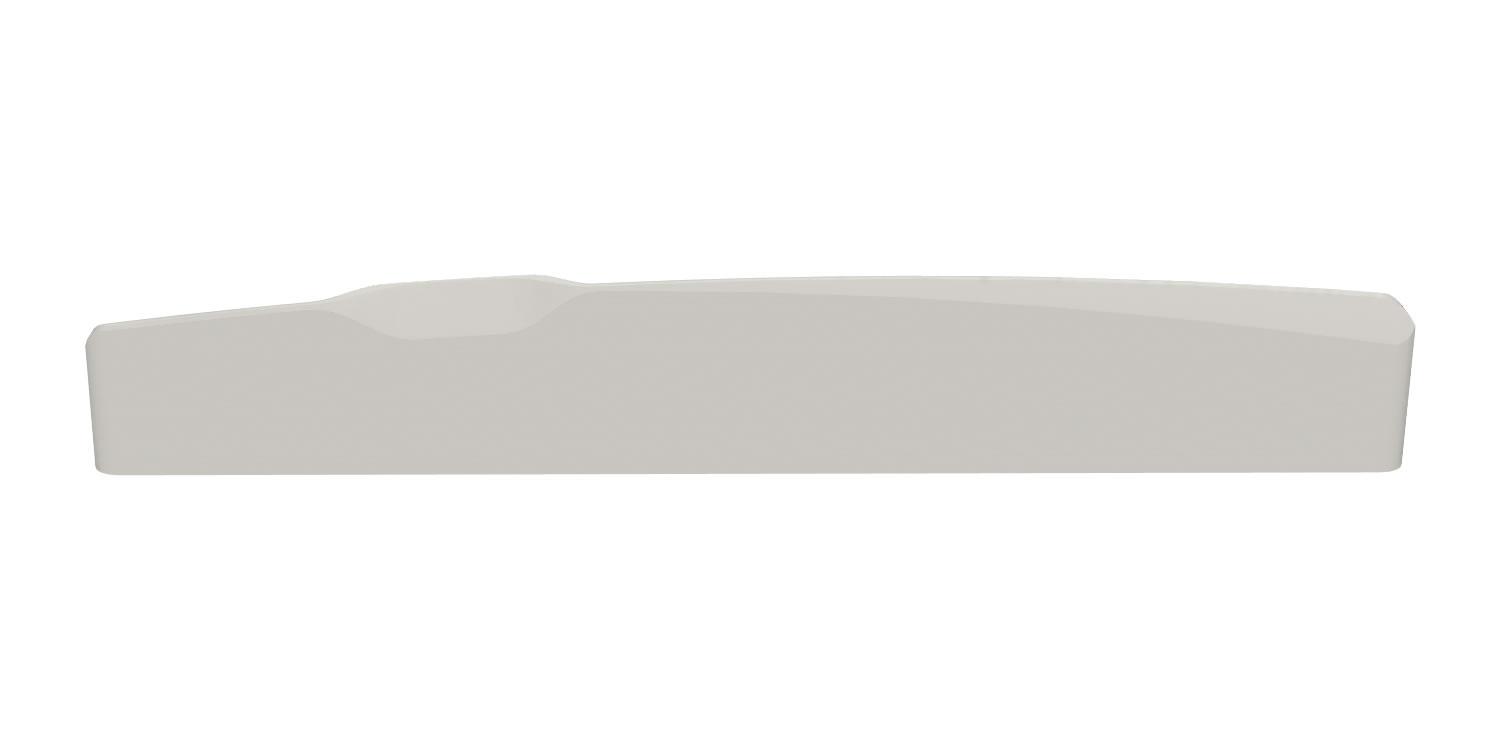 Guild Style Acoustic Guitar Bone Saddle - Front