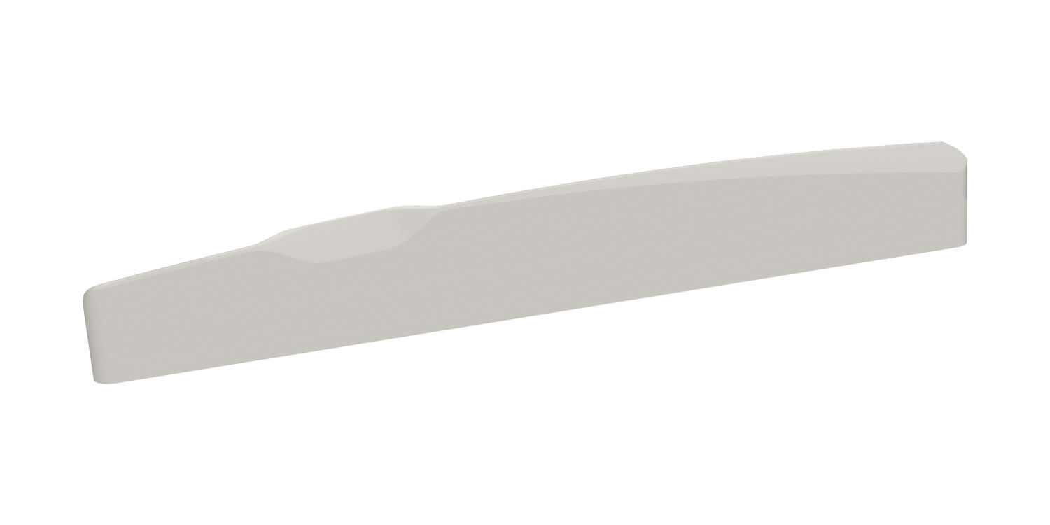 72.8 x 10 x 3.1 mm B with Slanted Bass Saddle – Fits Some Post-2008 Guild® USA Guitars - 12" Radius